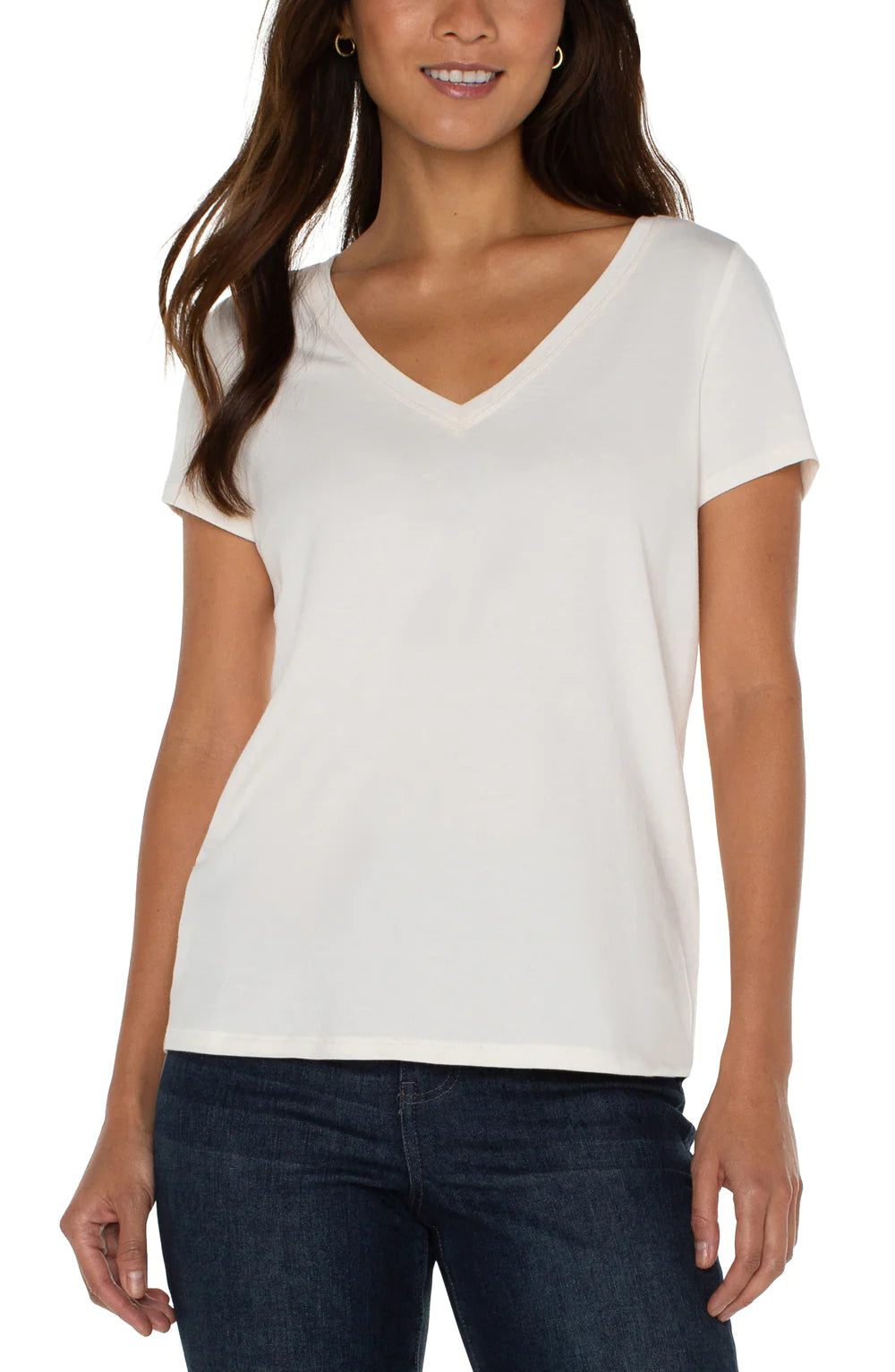 V Neck Slim Fit Tee