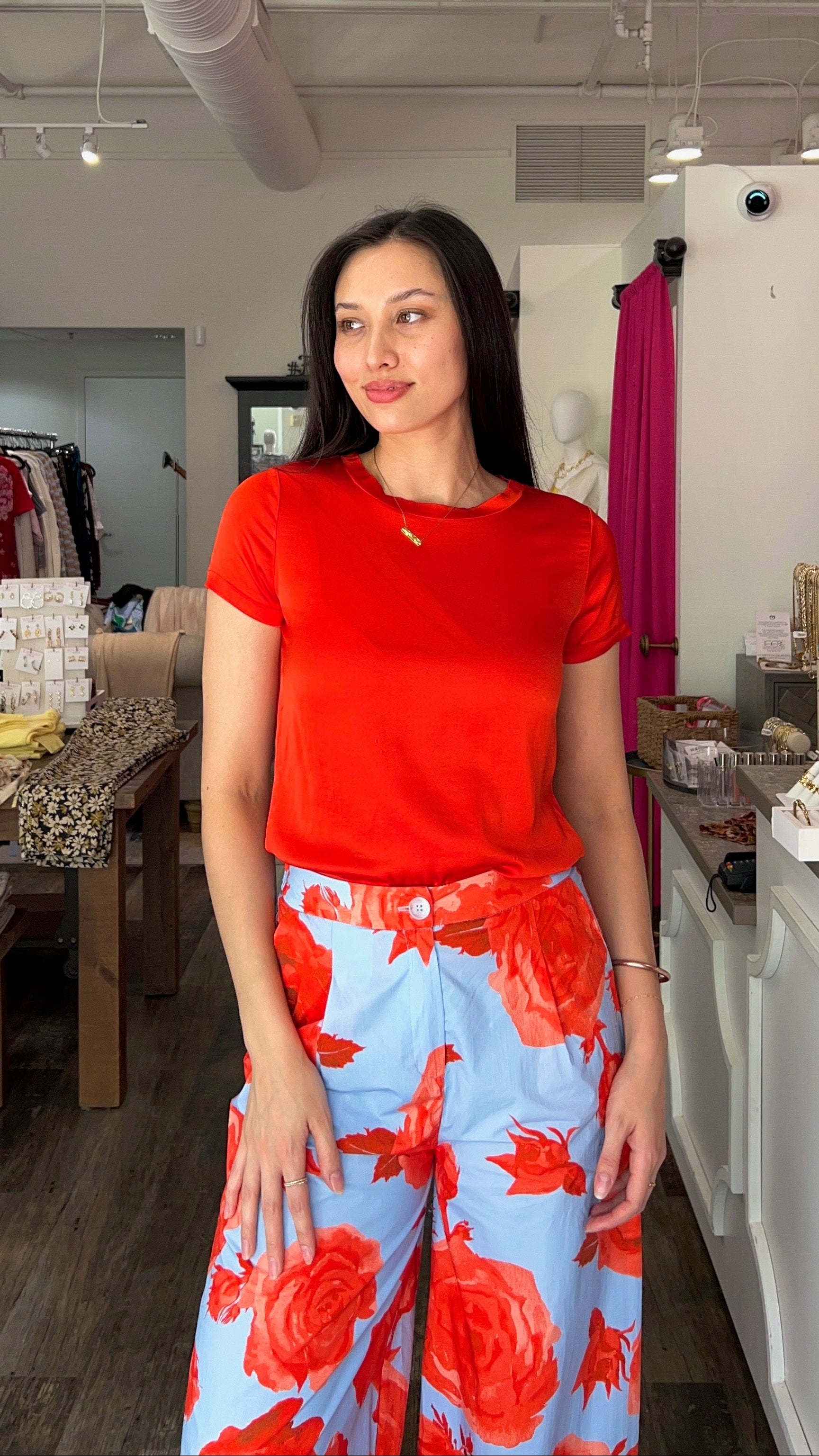 Raso Stretch Blouse
