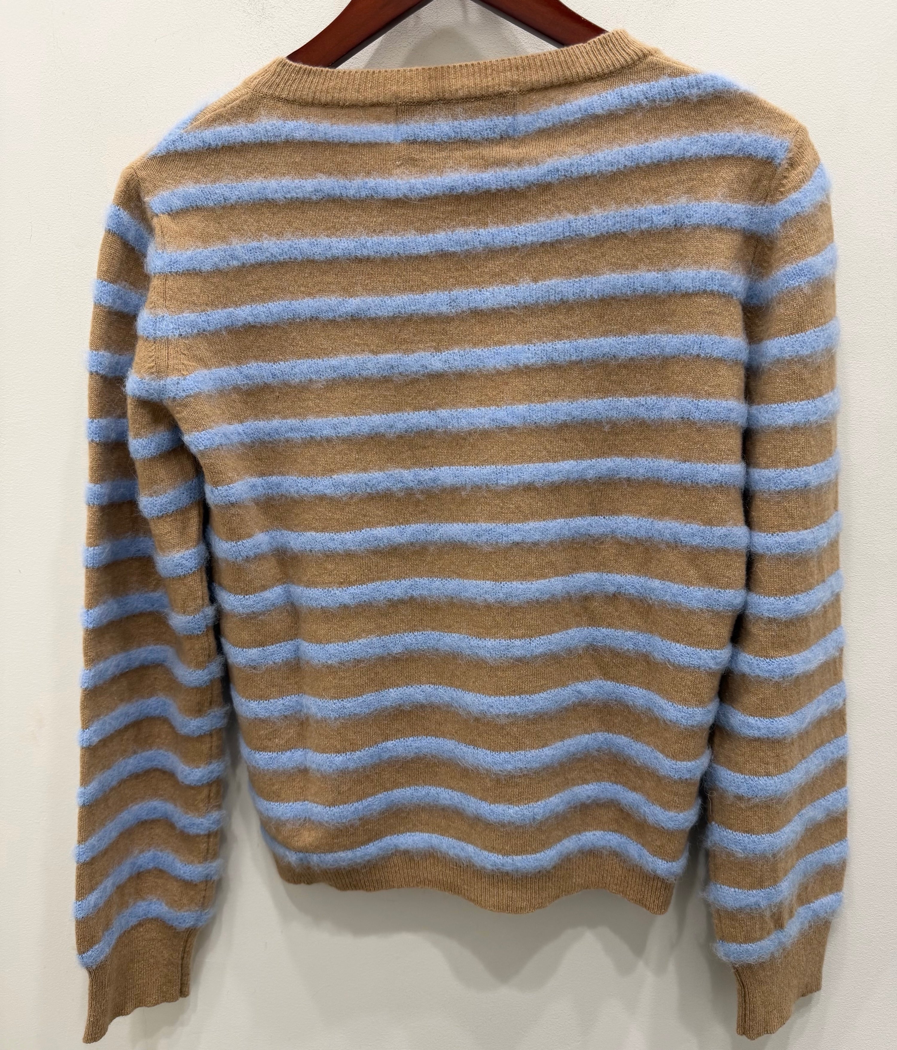 Carmelo Stripe Crew Sweater