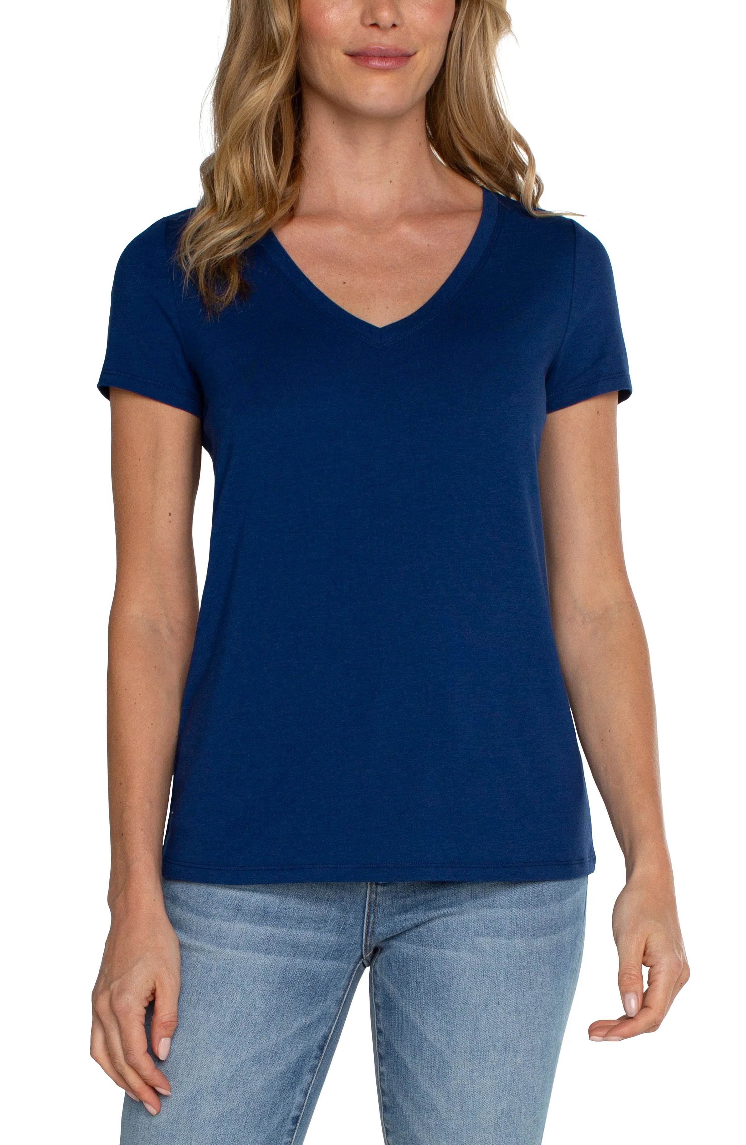 V Neck Slim Fit Tee