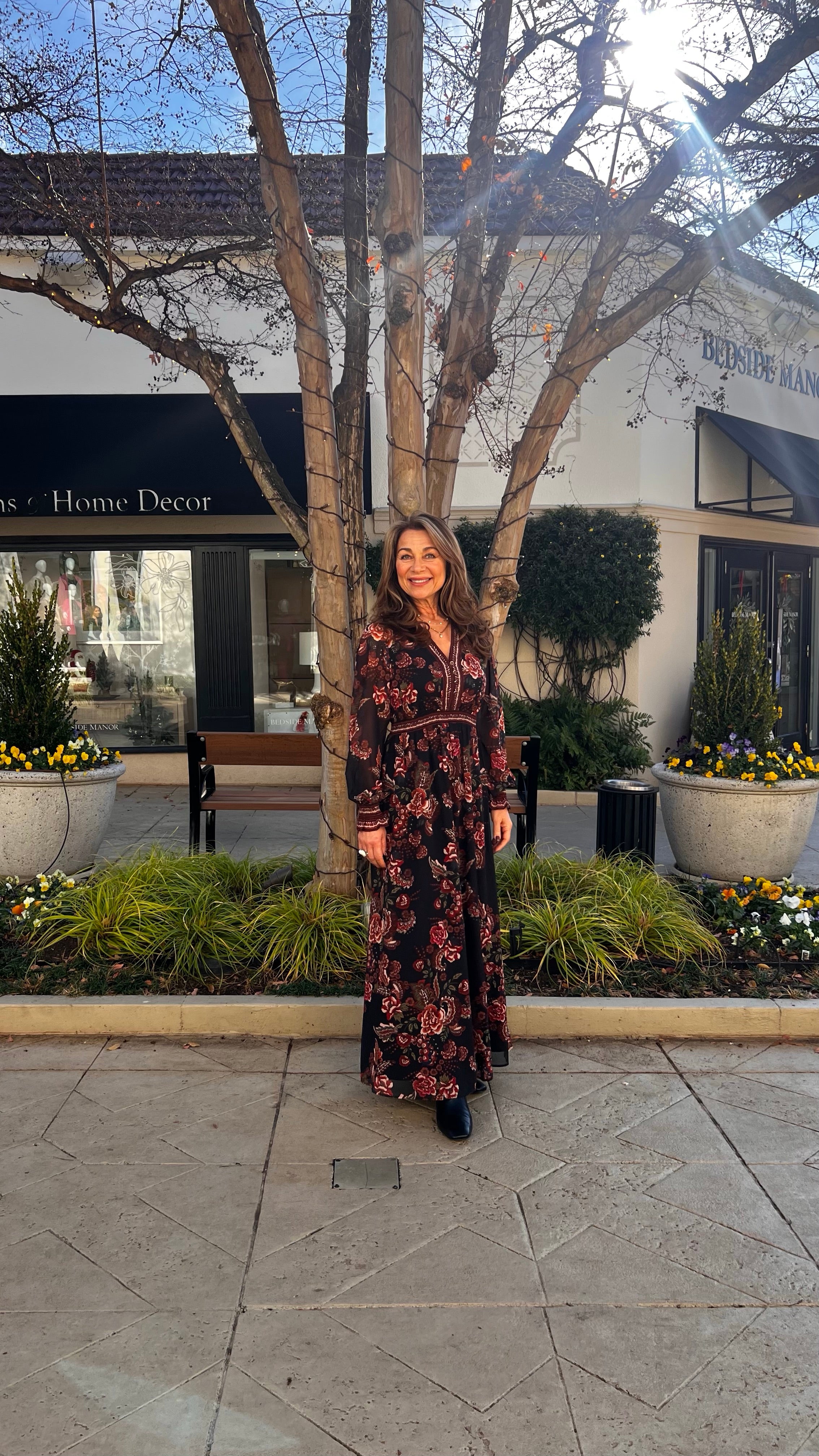 Chandra L/S Maxi Dress