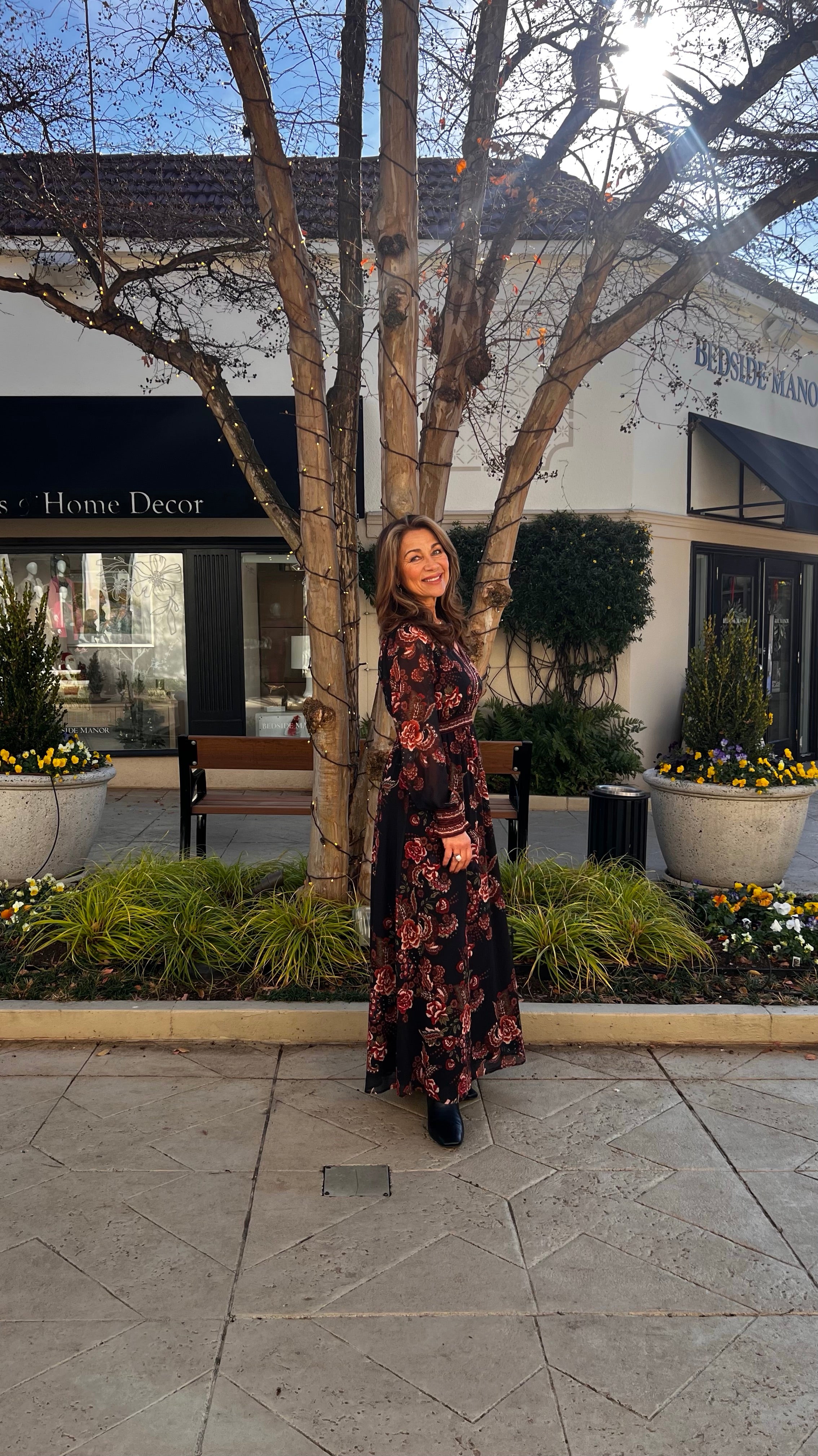 Chandra L/S Maxi Dress