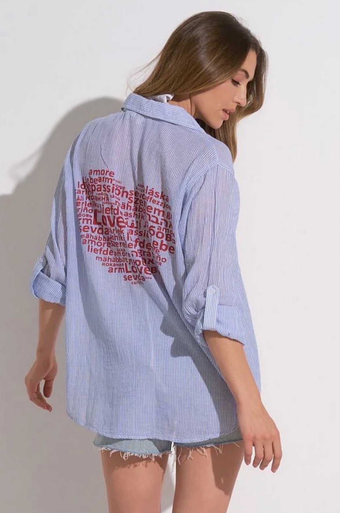 Heart Back Graph Tee