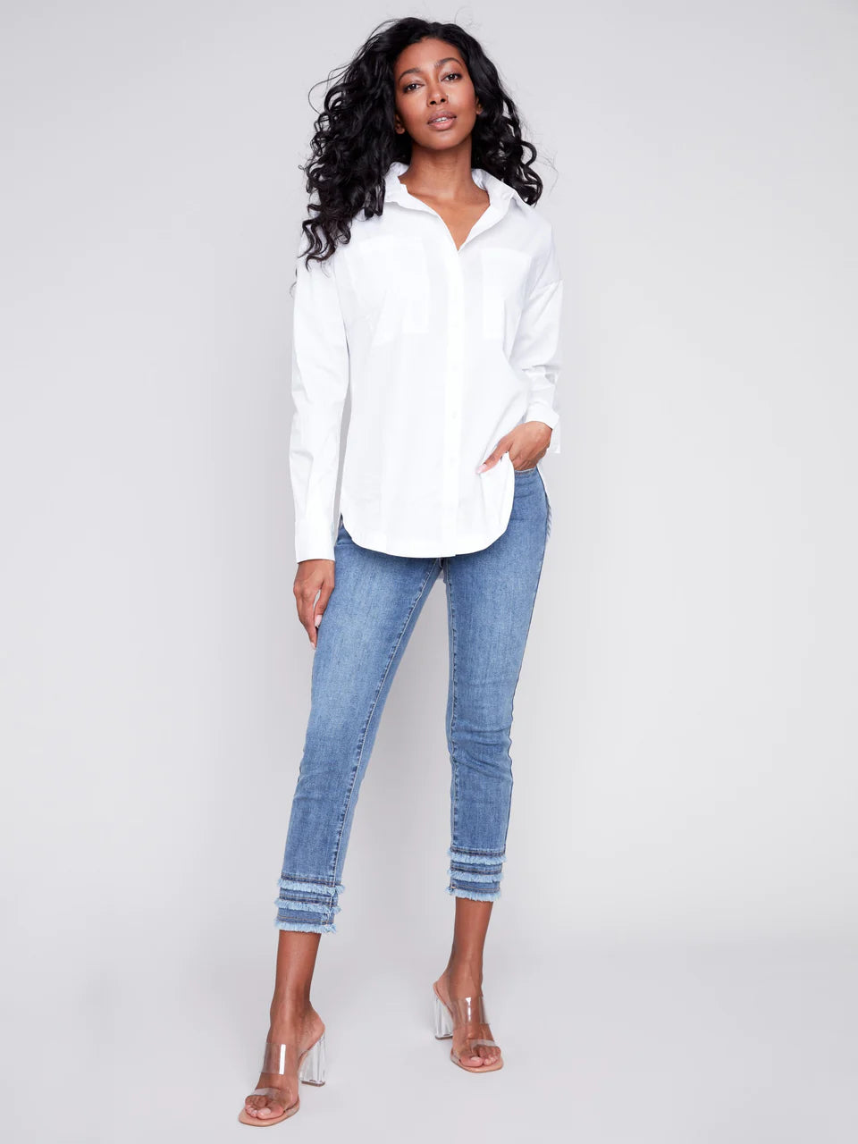 Loose Poplin Shirt