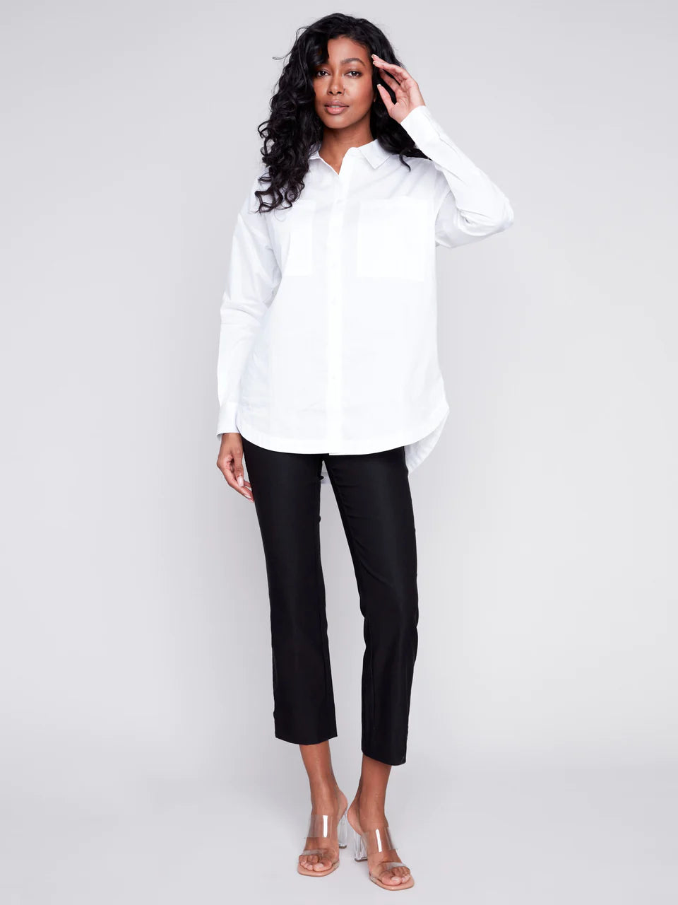 Loose Poplin Shirt