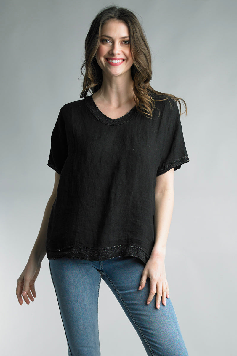 Sadie Linen Tee