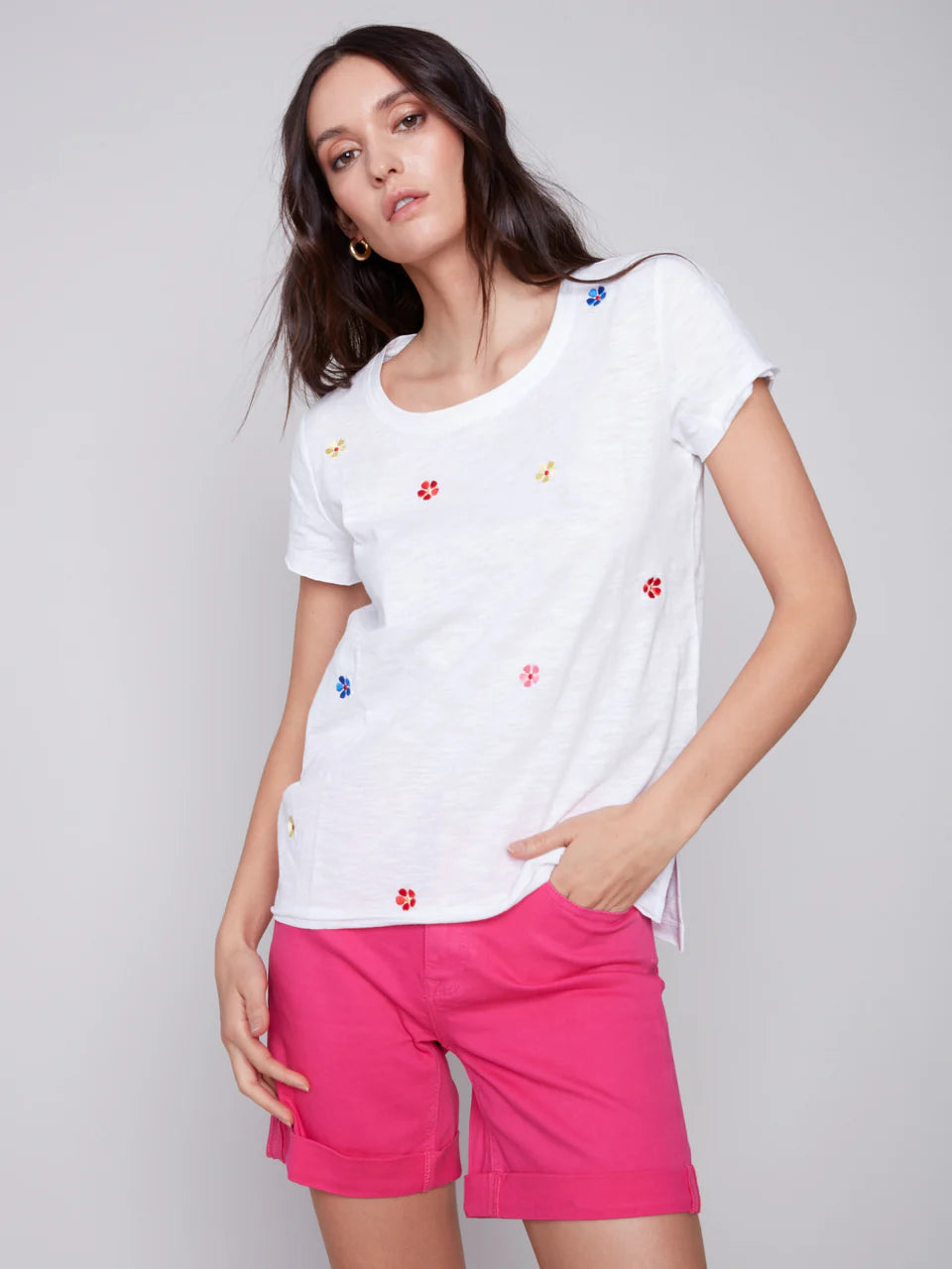 Flower Power Slub Tee