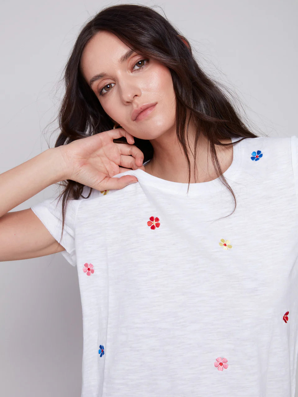 Flower Power Slub Tee