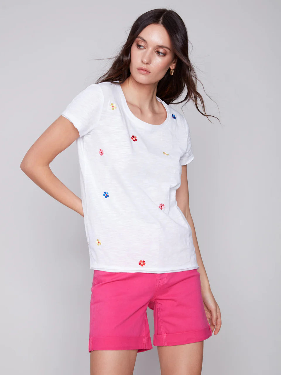 Flower Power Slub Tee