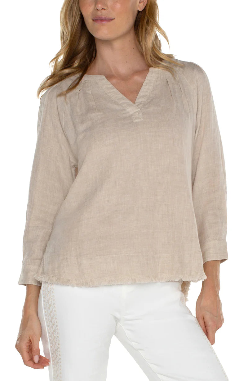 Raglan Top Pleats