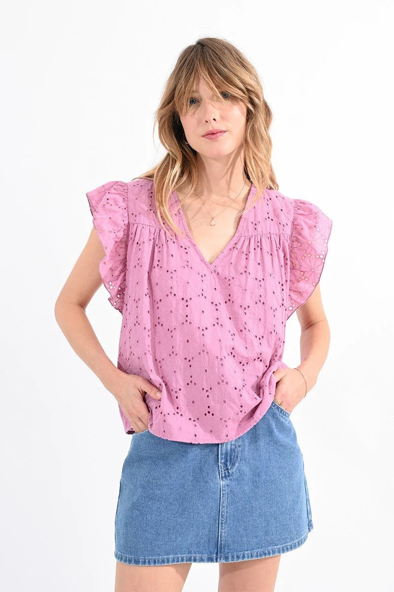 Cynthia Woven Top