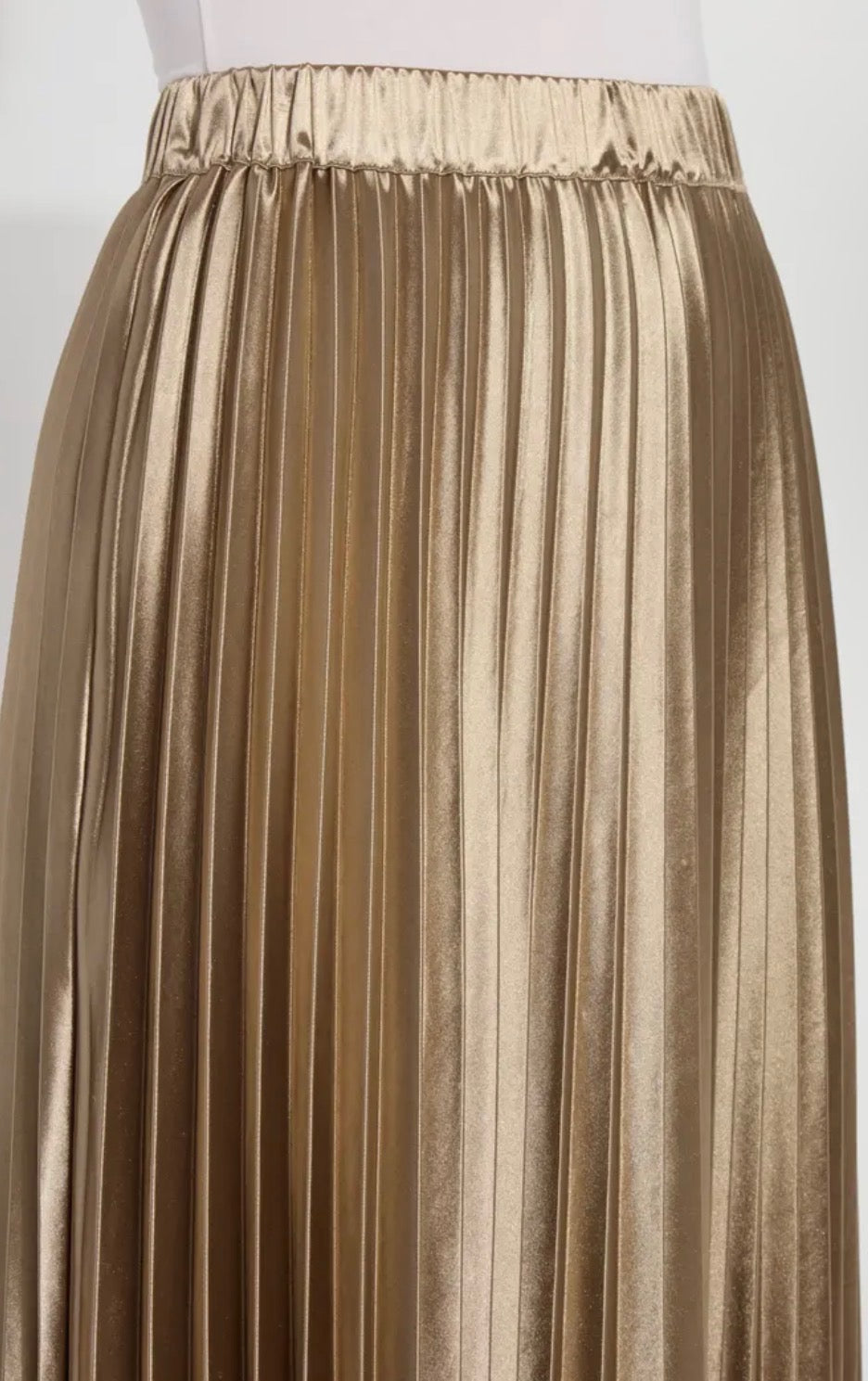 Nina Pleated Midi Skirt