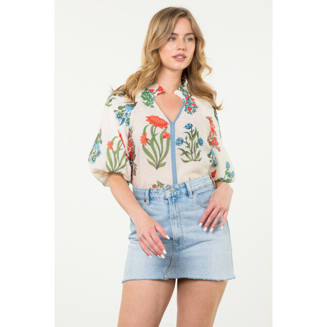 Gia Floral Top