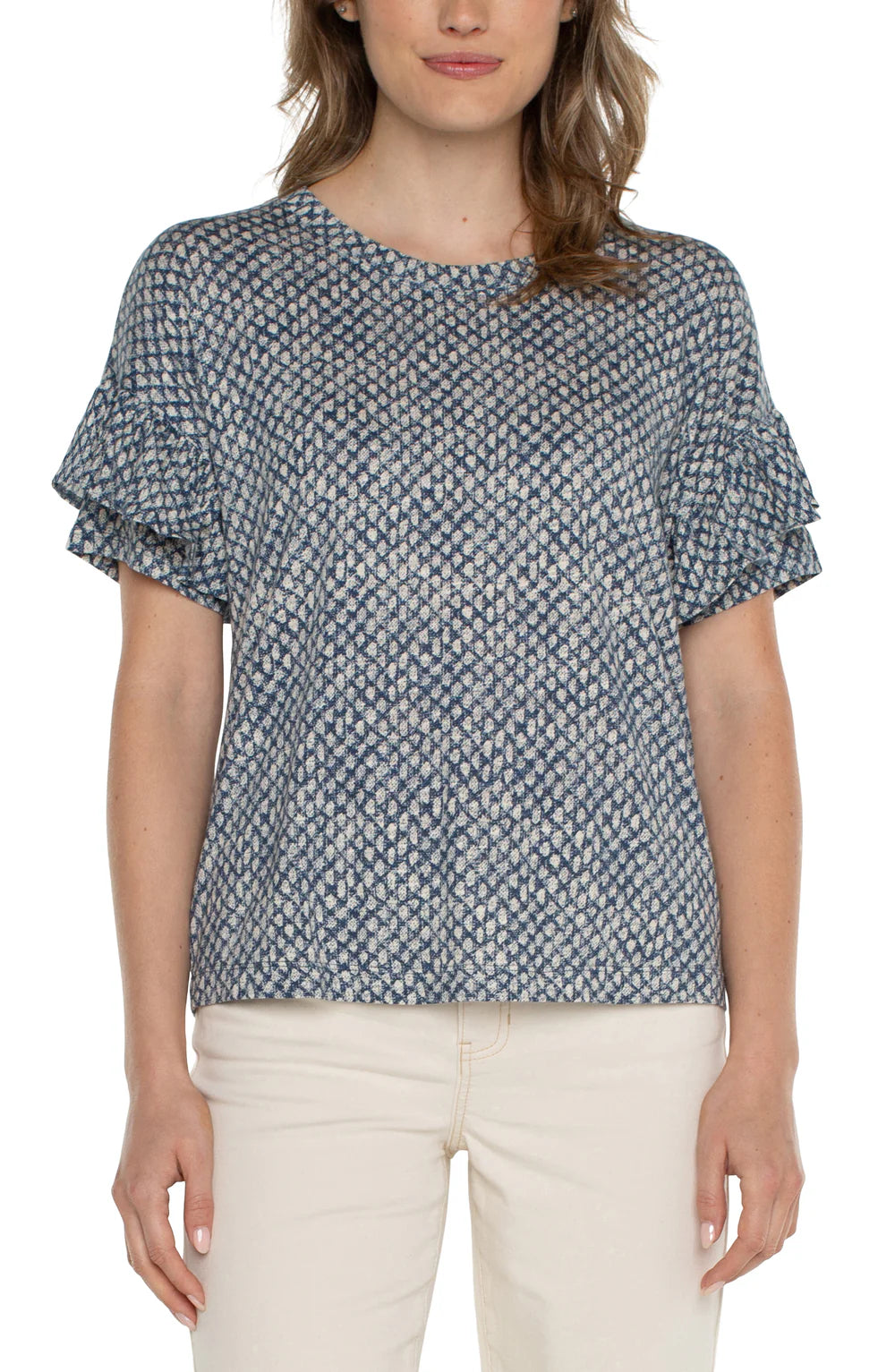 Dottie Ruffle Knit Top