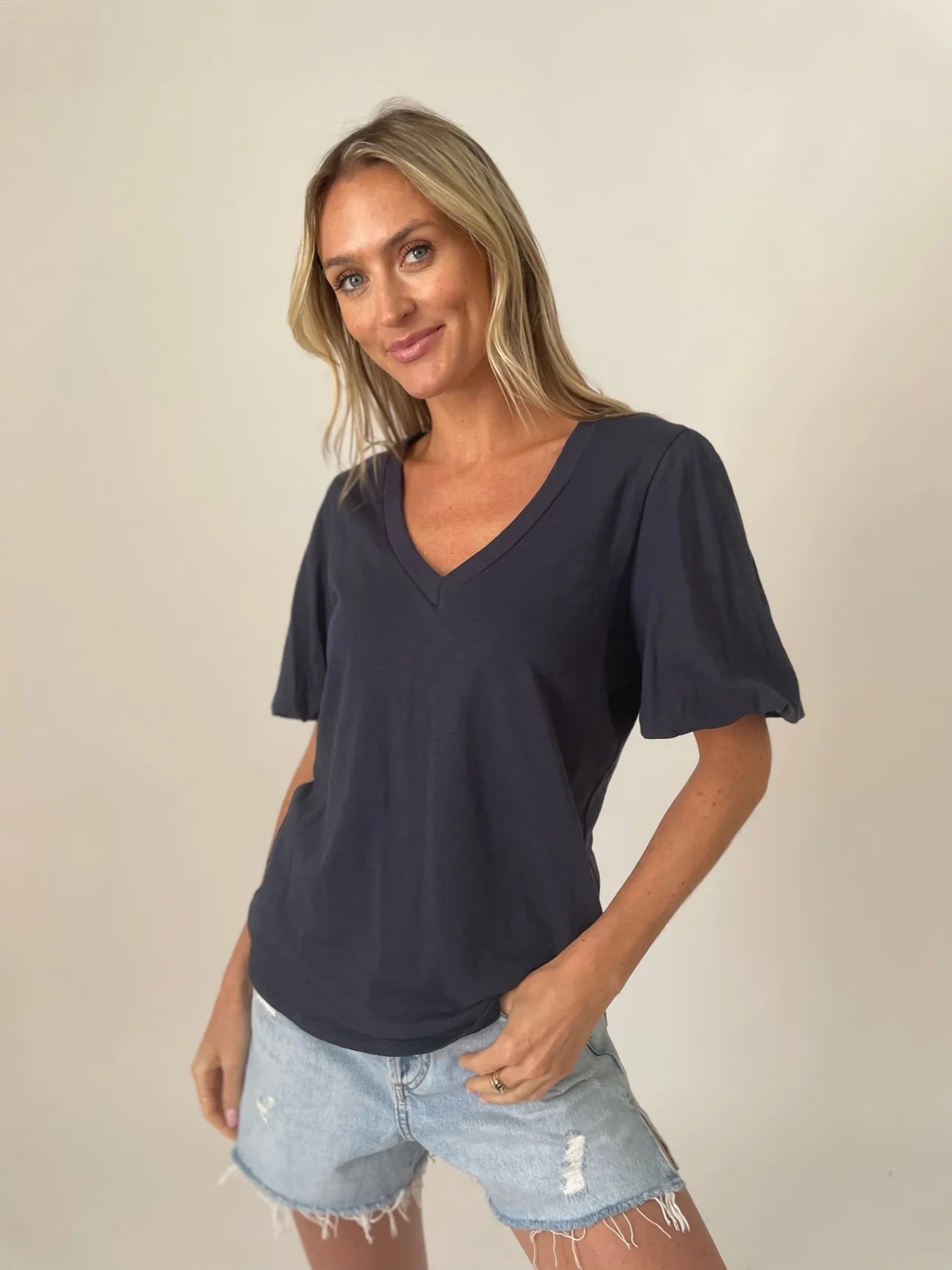 Dakota Puffed Sleeve Tee