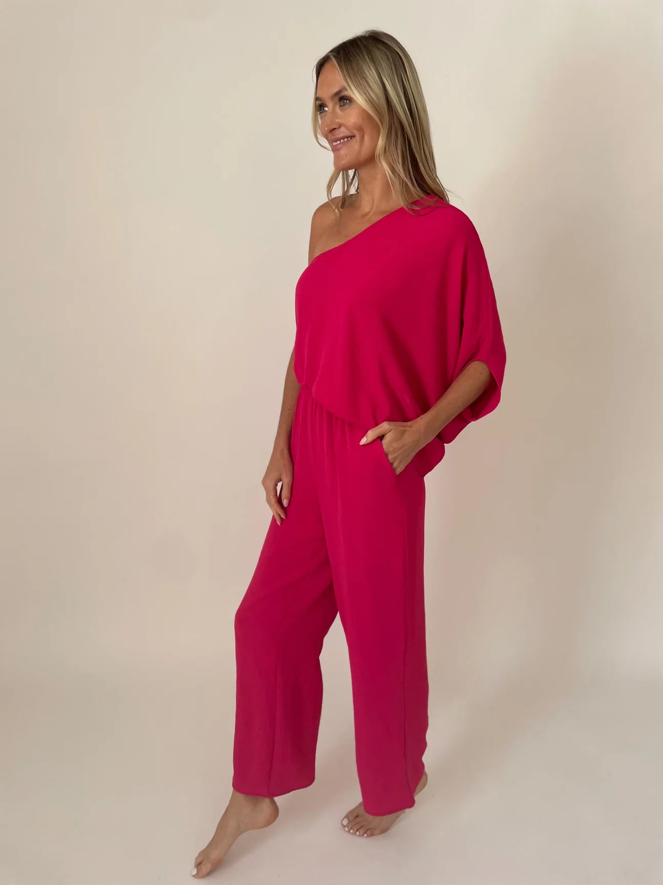 Blake One Shoulder Jumpsuit