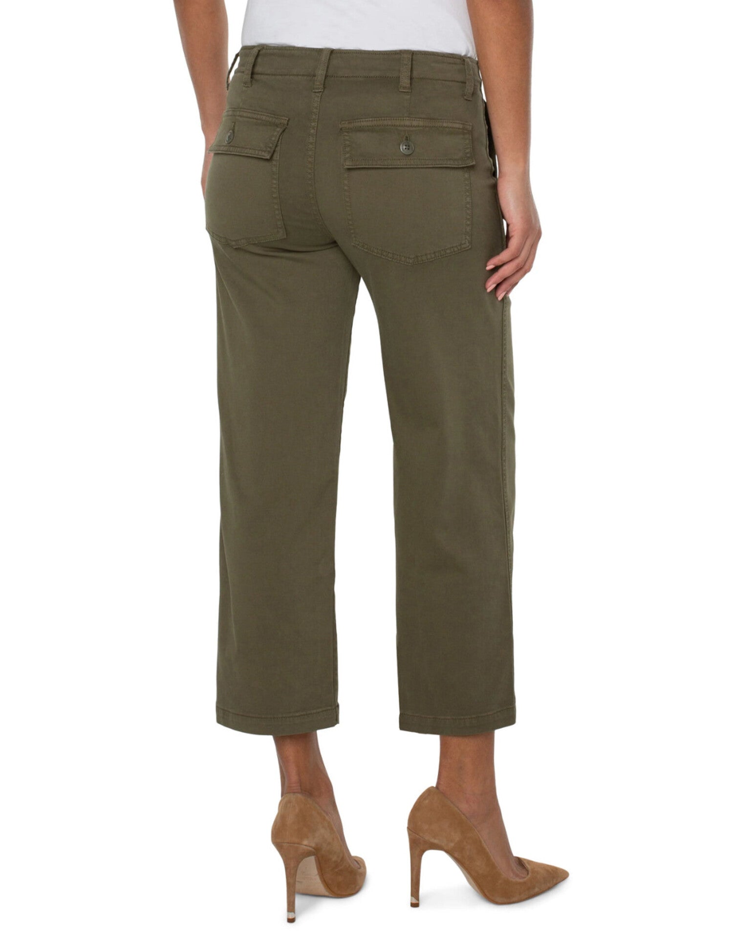 Gabby Cargo Wide Crop Pant