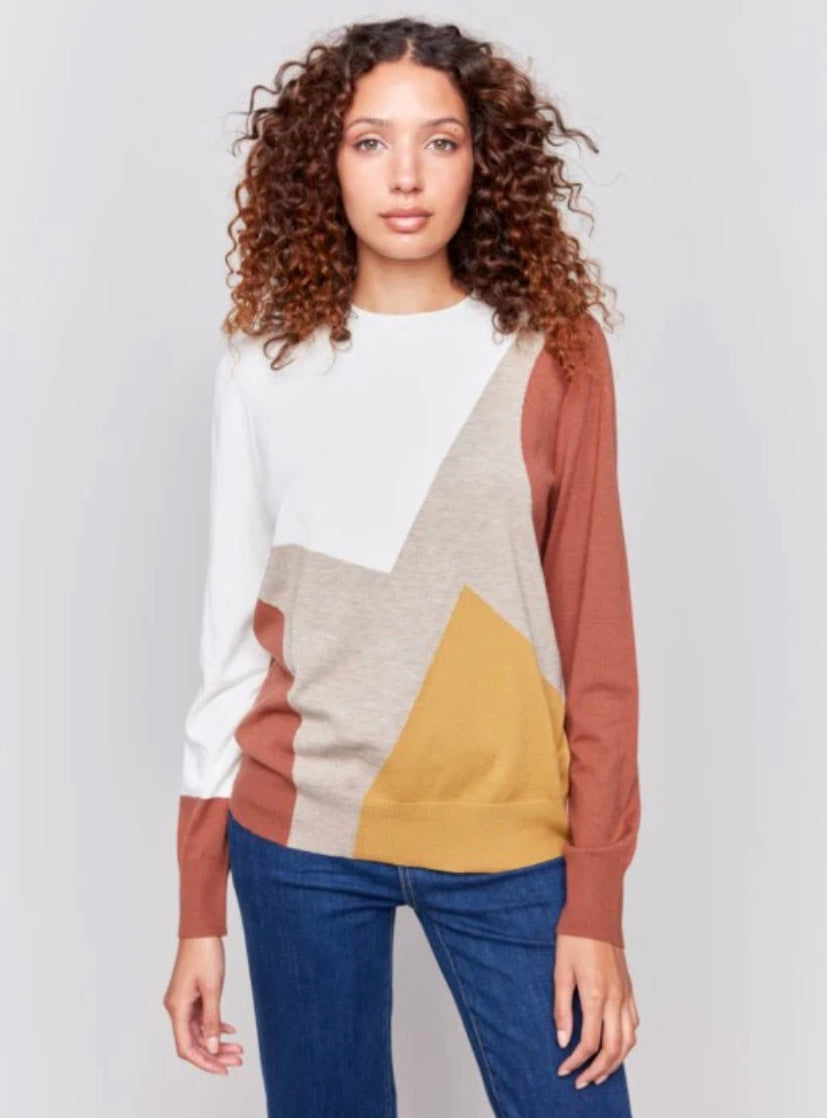 Wren Color Block Sweater