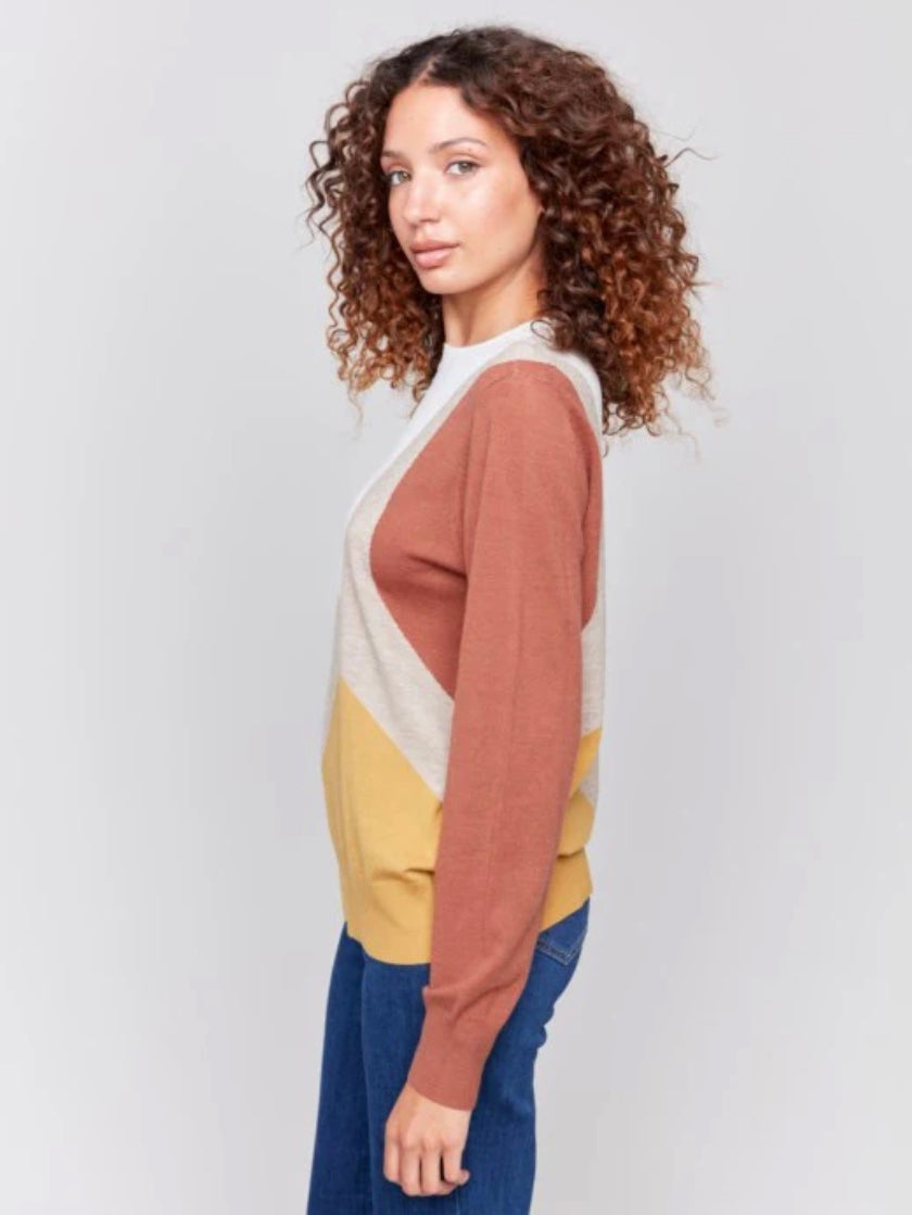 Wren Color Block Sweater