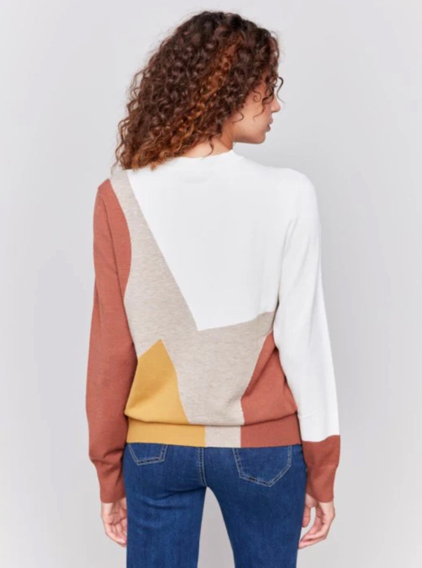 Wren Color Block Sweater