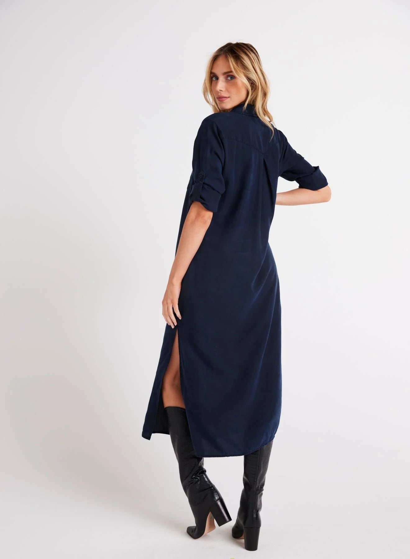 Yoke Western Duster Dress