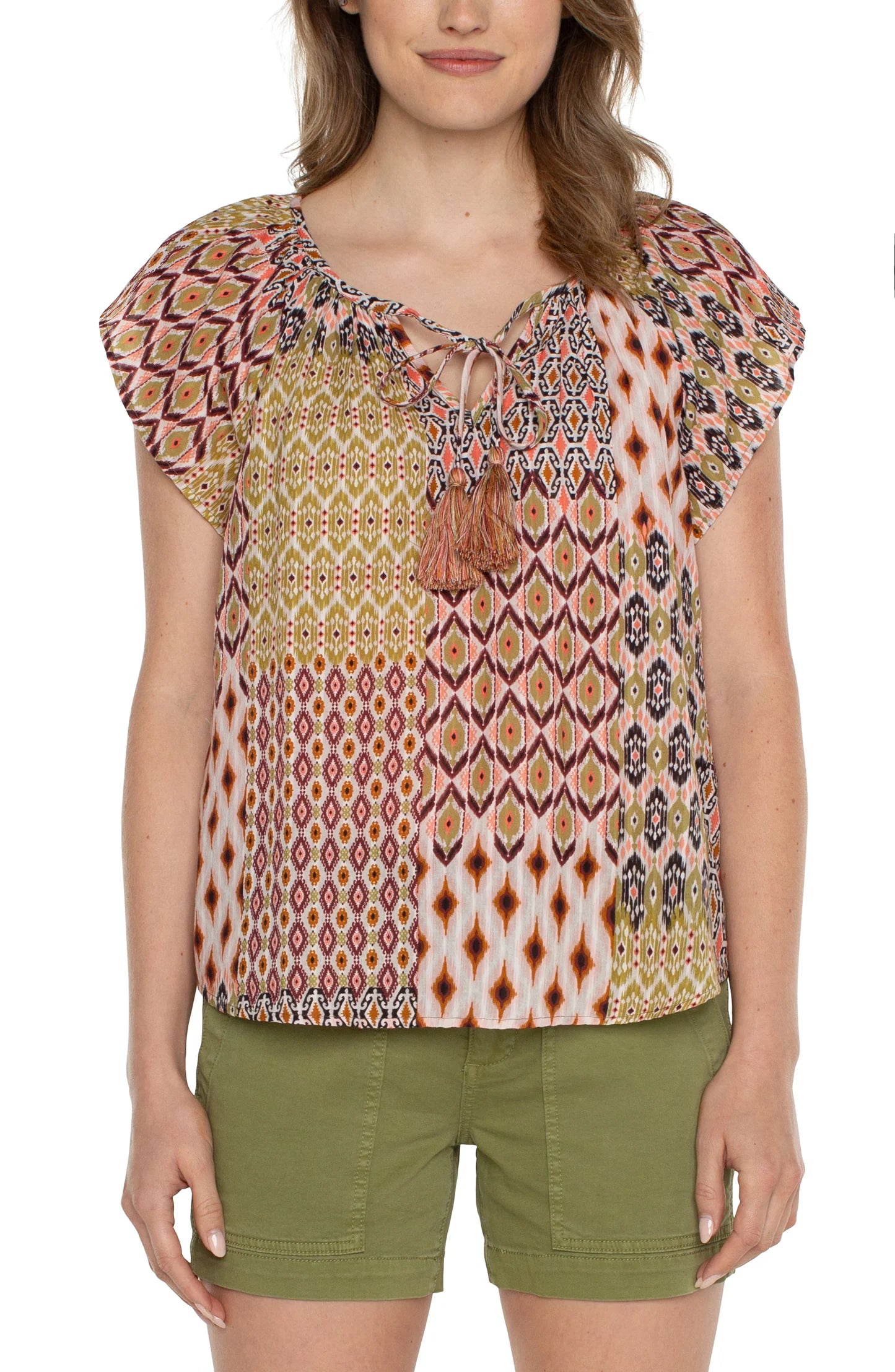 Petal Woven Top