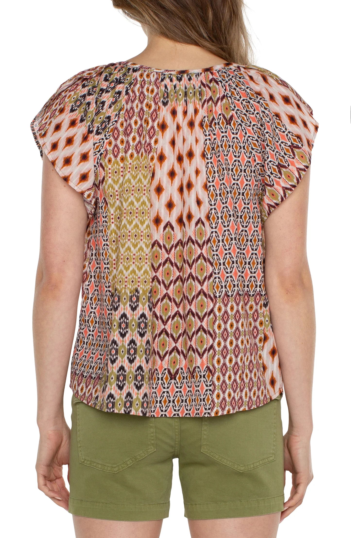 Petal Woven Top