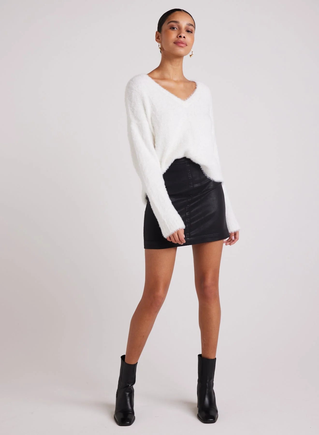 Bree Seamed Mini Skirt