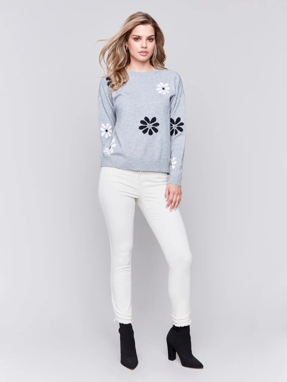 Lulu Printed Crew Neck Pullover