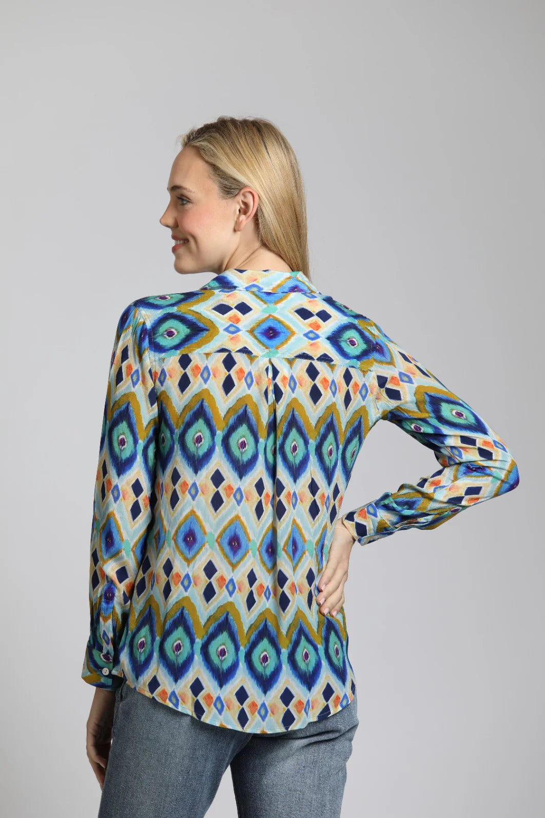 Peacock Design Blouse