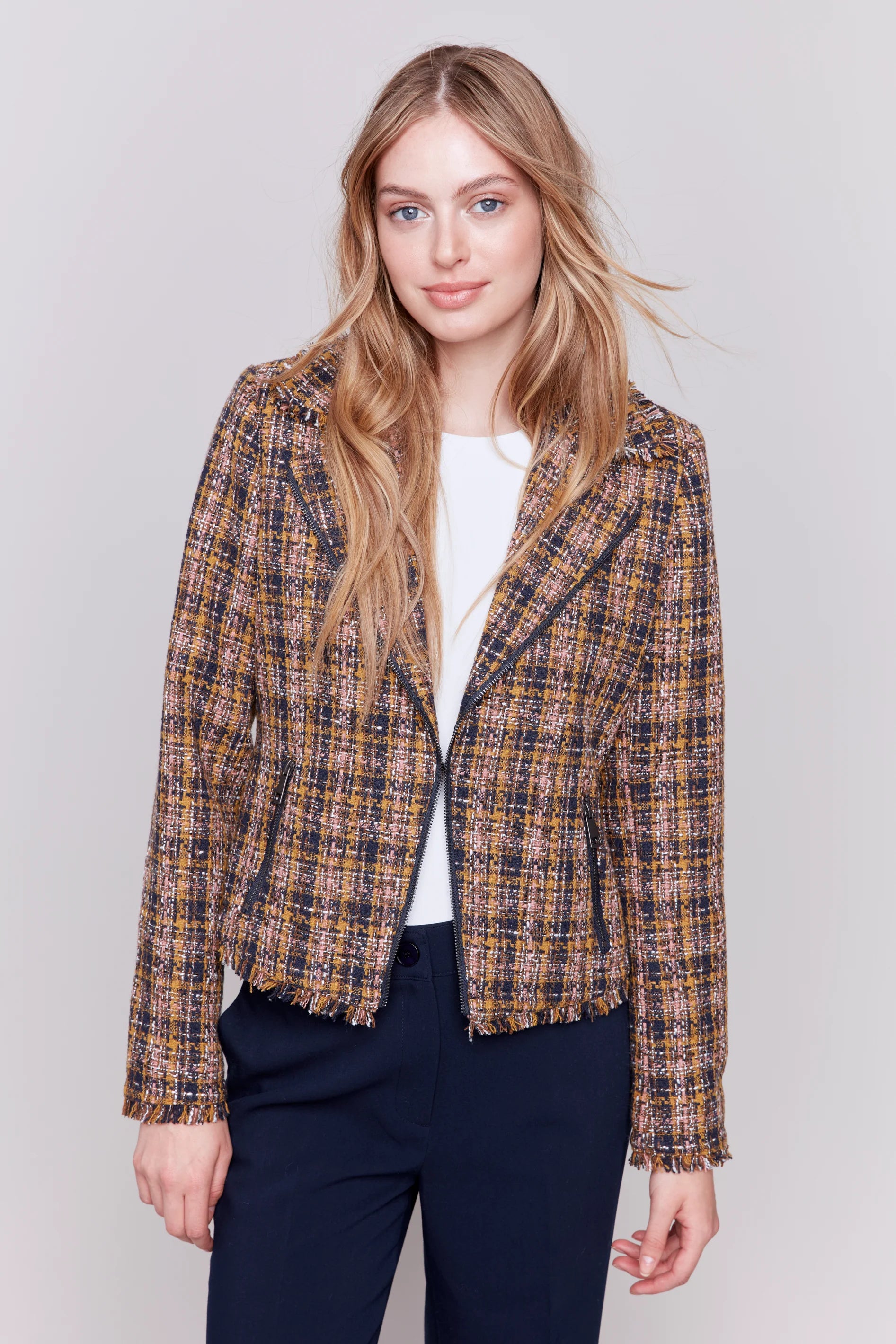 Delena Tweed Perfecto Jacket