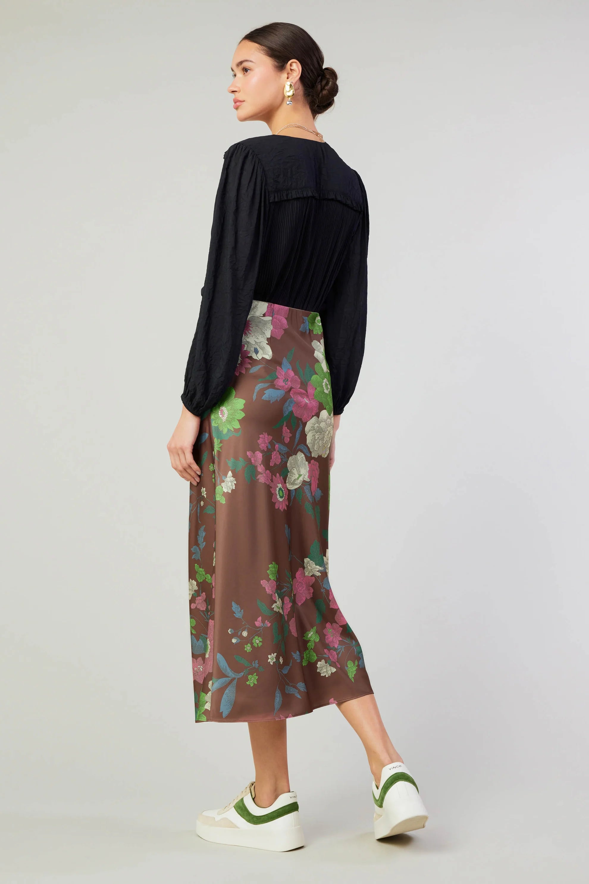 Sanela Multi Print Flower Skirt