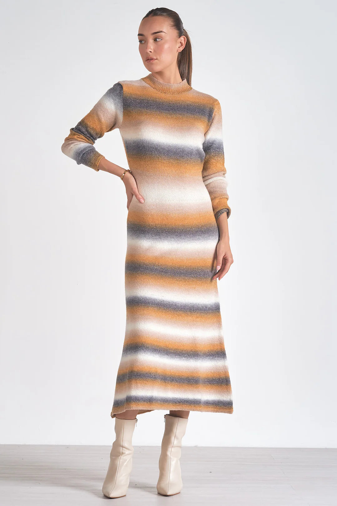 Sydnei 8 Dress Midi L/S