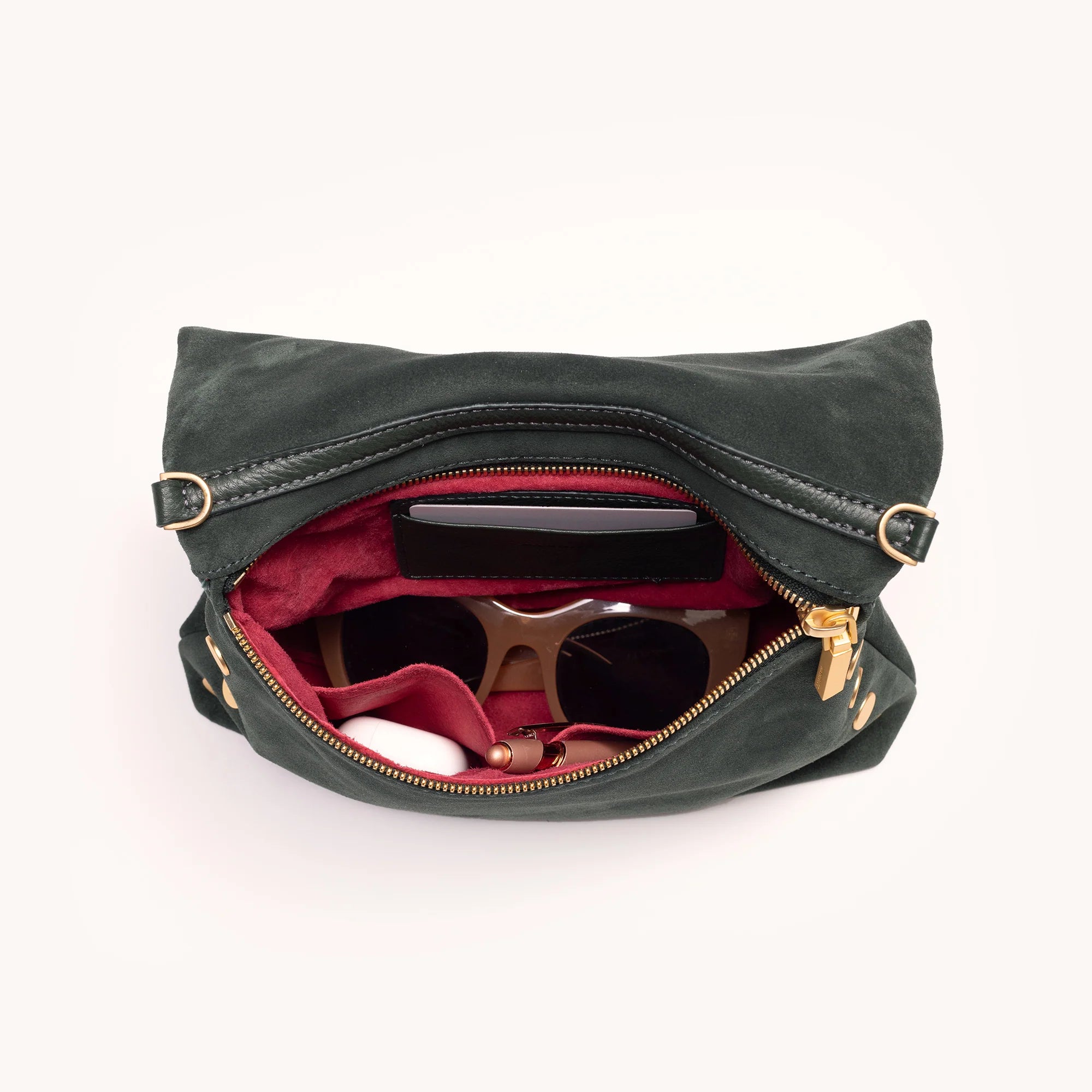 VIP Med Bag - green suede