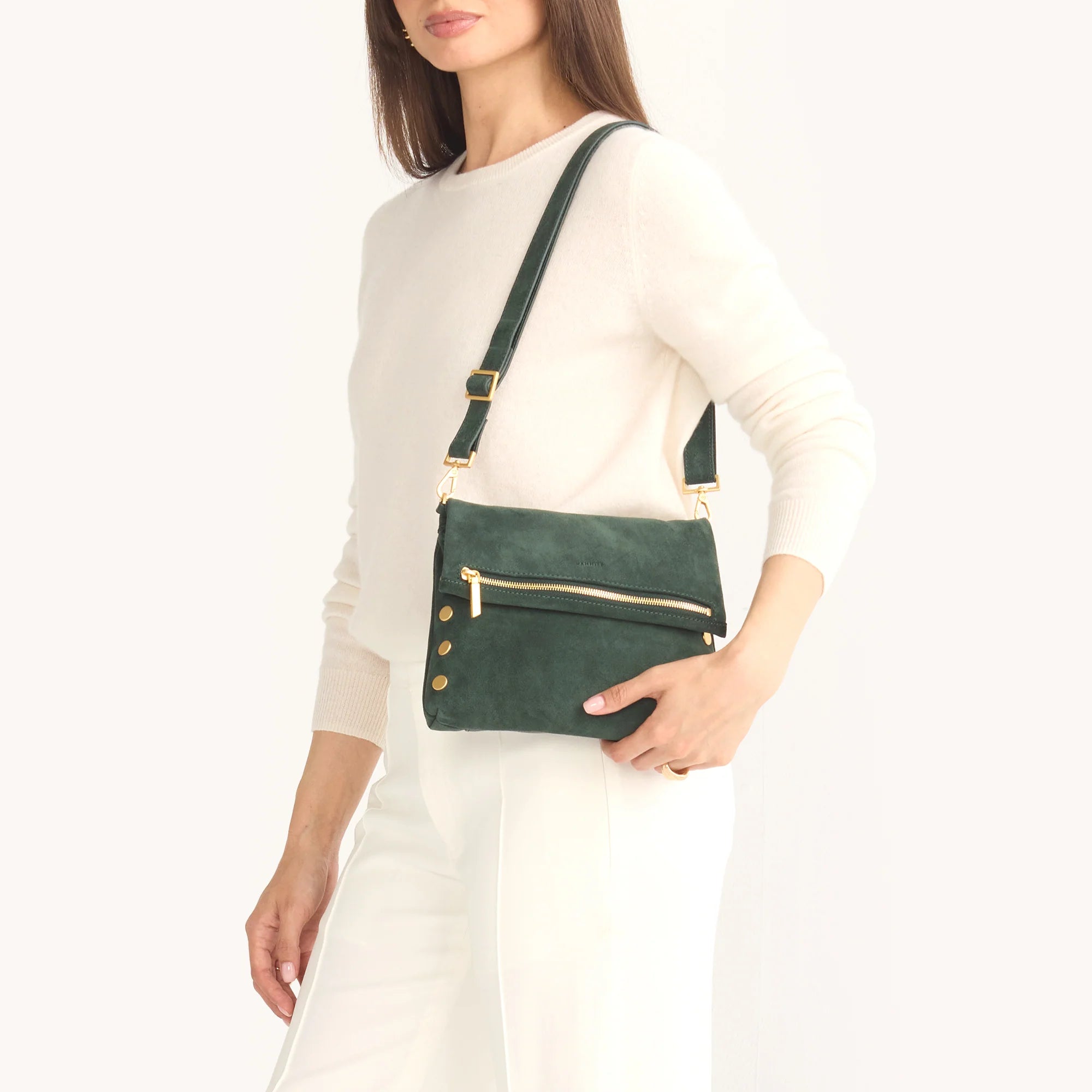 VIP Med Bag - green suede