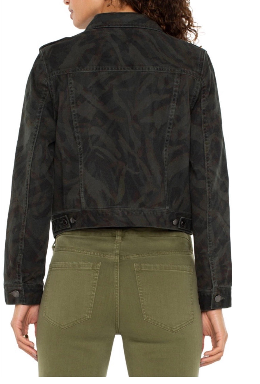 Liv Military Crop Jacket