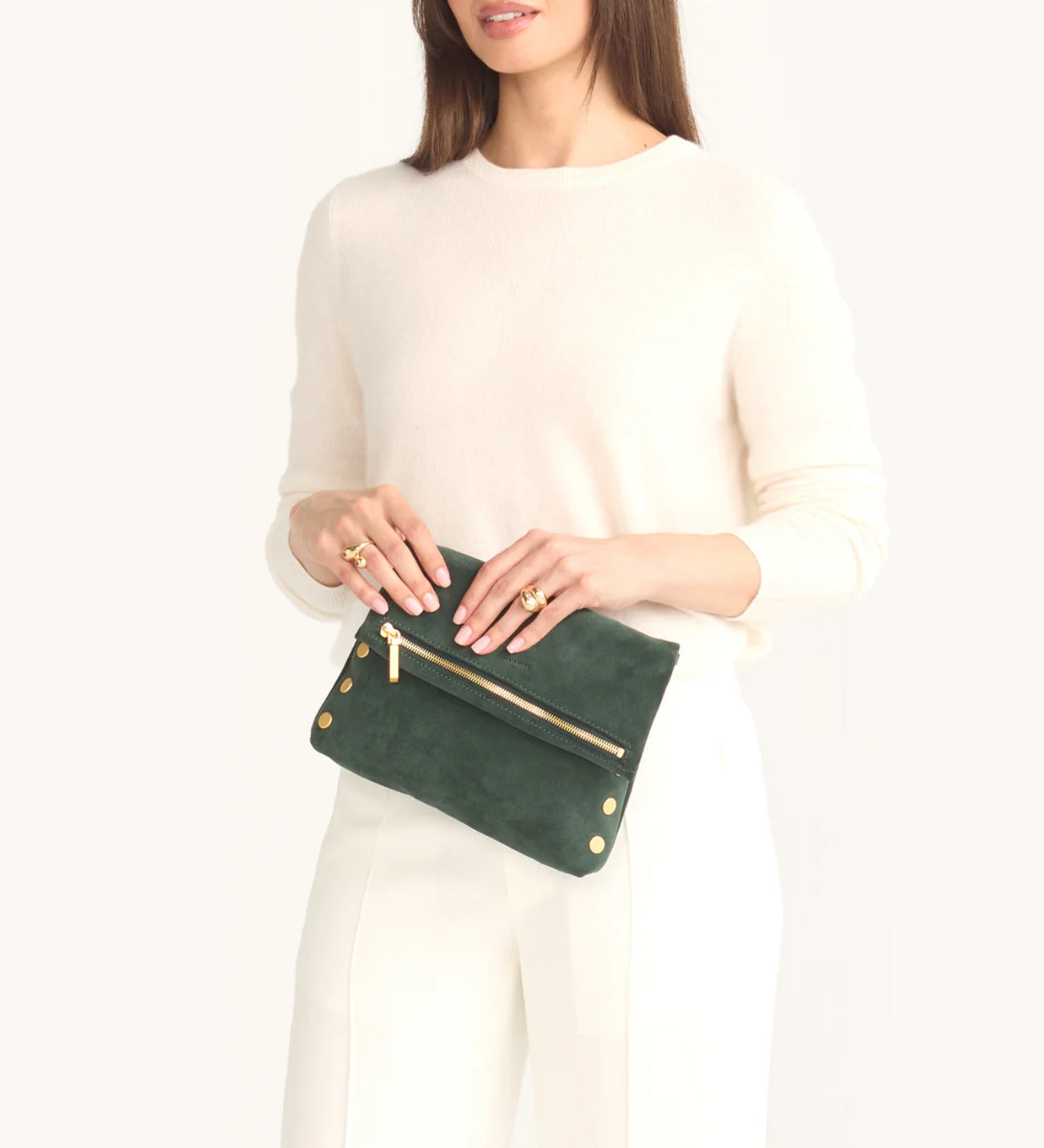 VIP Med Bag - green suede