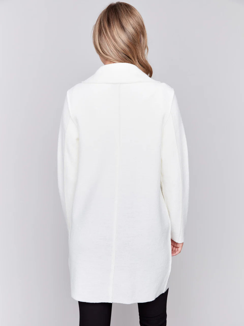 Lavonia Boiled Wool Long Jacket