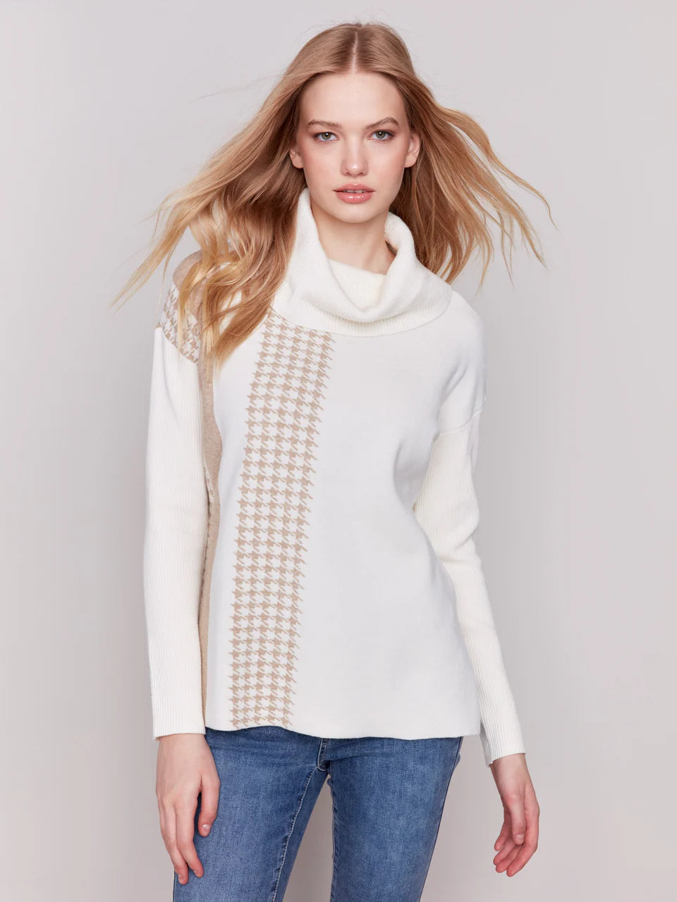 Lyric Jacquard Knit Sweater