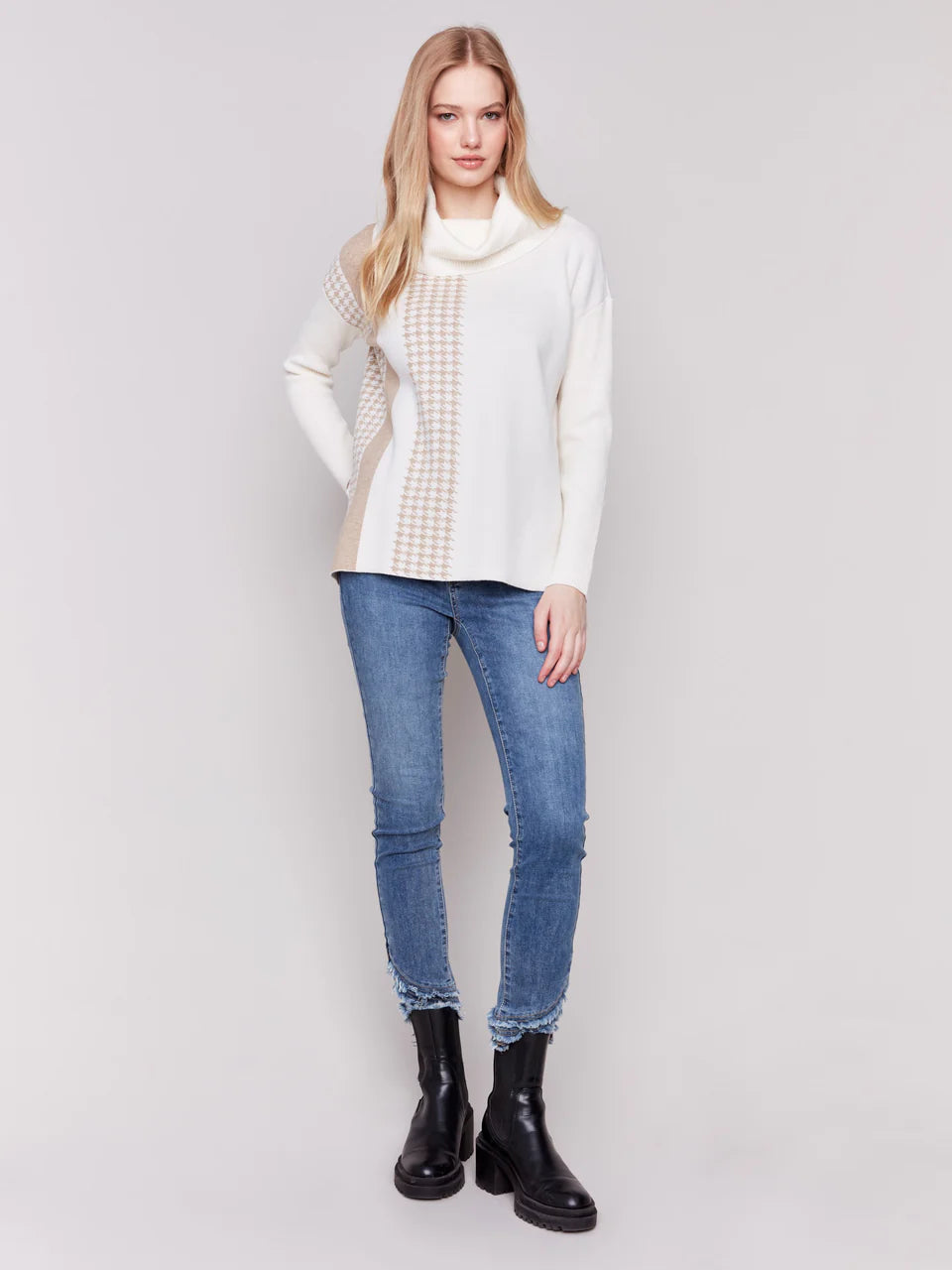 Lyric Jacquard Knit Sweater