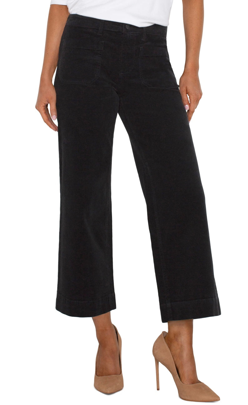 Ramona Corduroy Crop Wide Leg