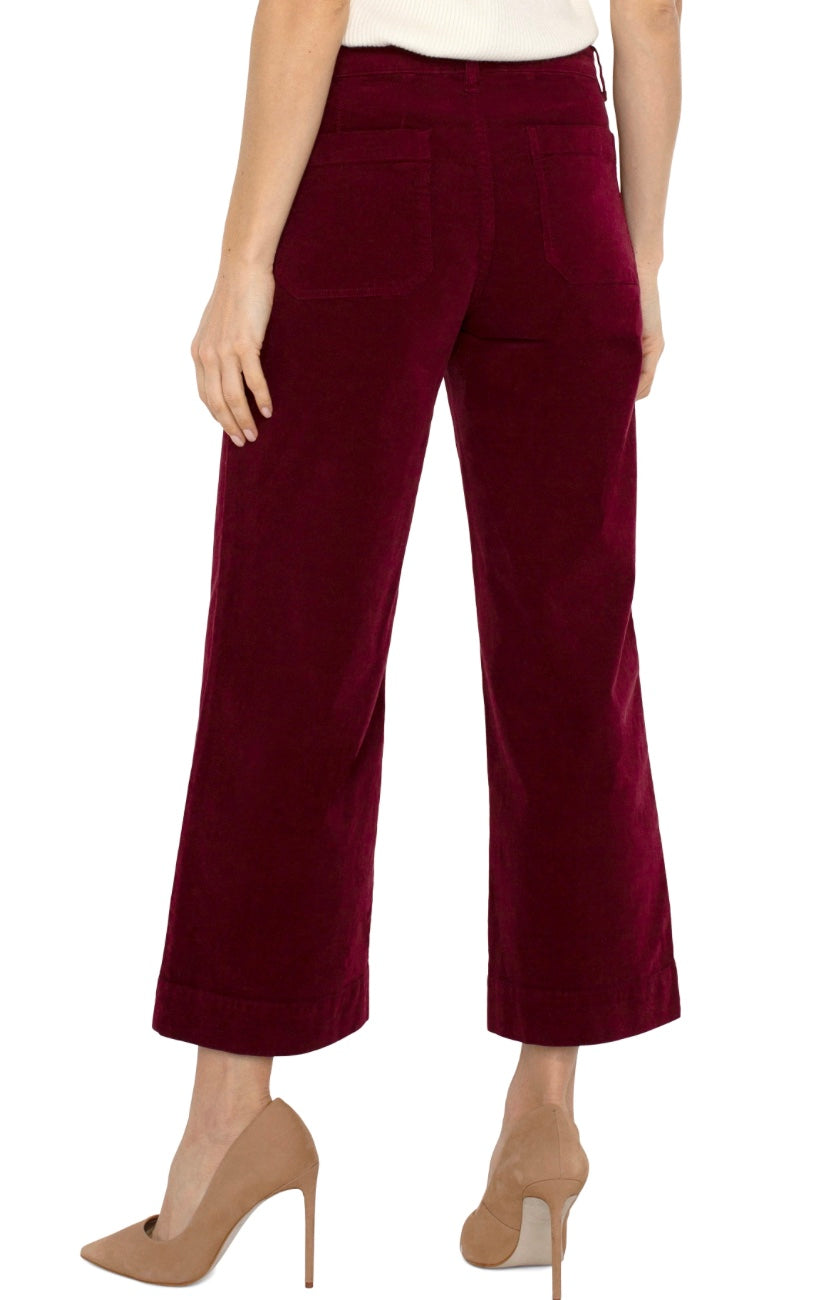 Ramona Corduroy Crop Wide Leg