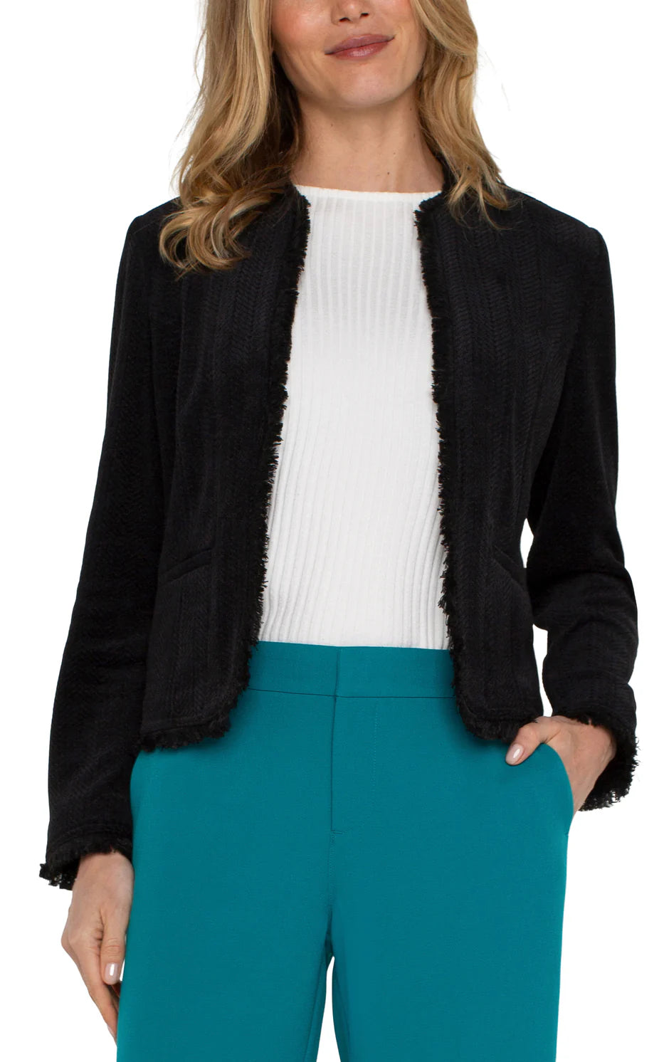 Cassia Collarless Jacket