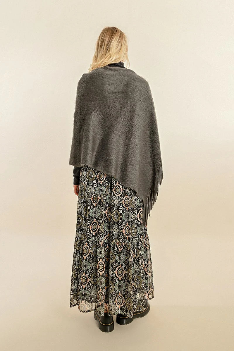 Suzie Ladies Knitted Poncho