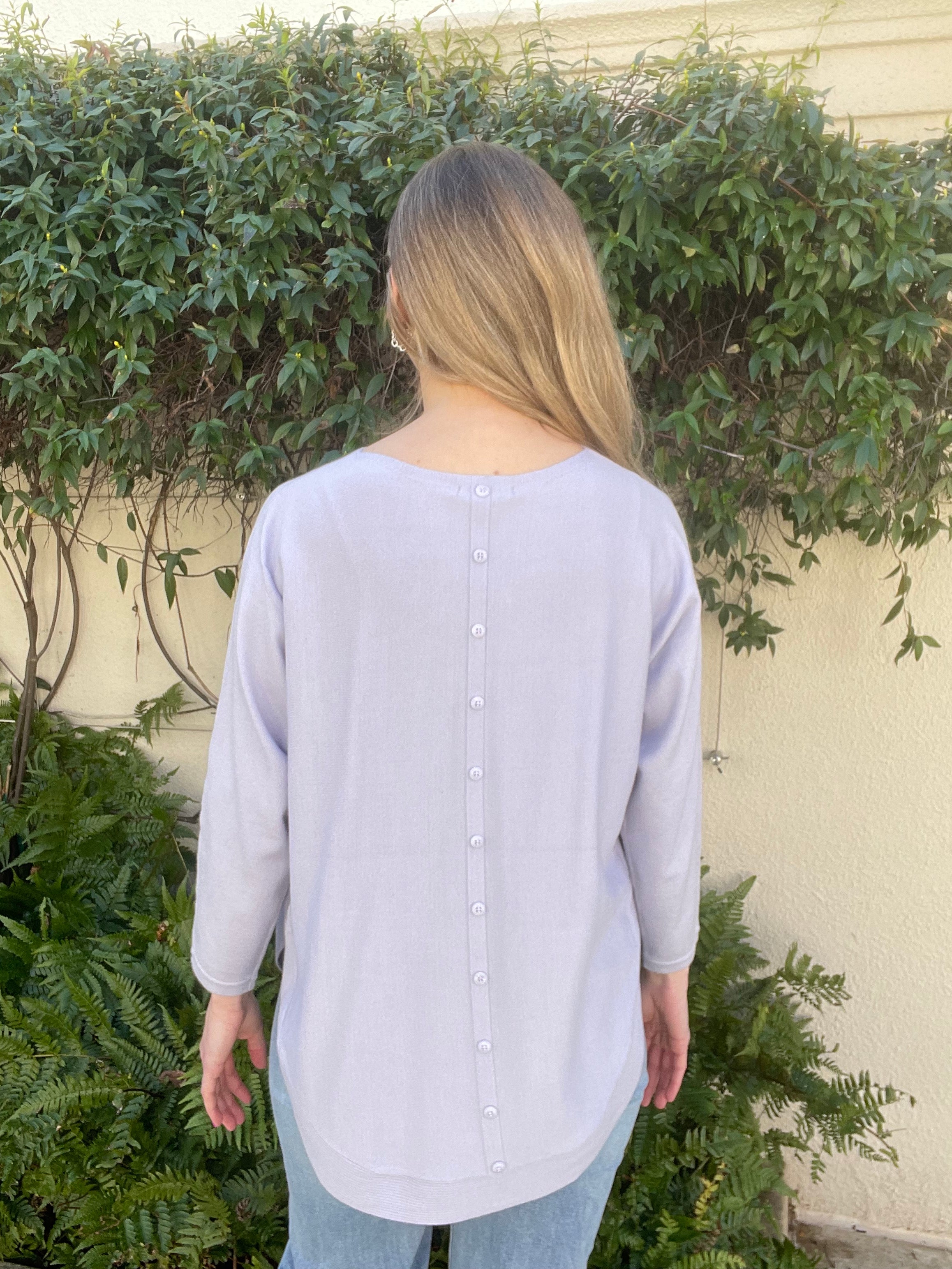 Colby Button Back Sweater