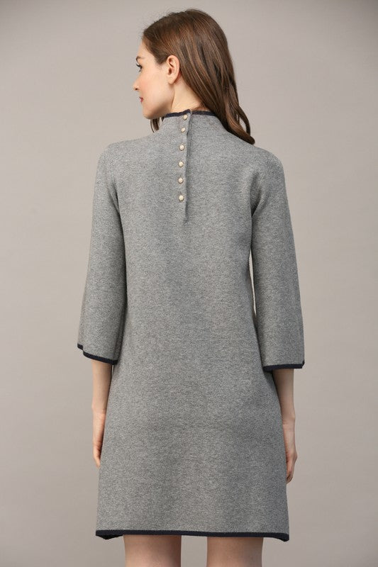 Breanna Contrast Sweater Dress