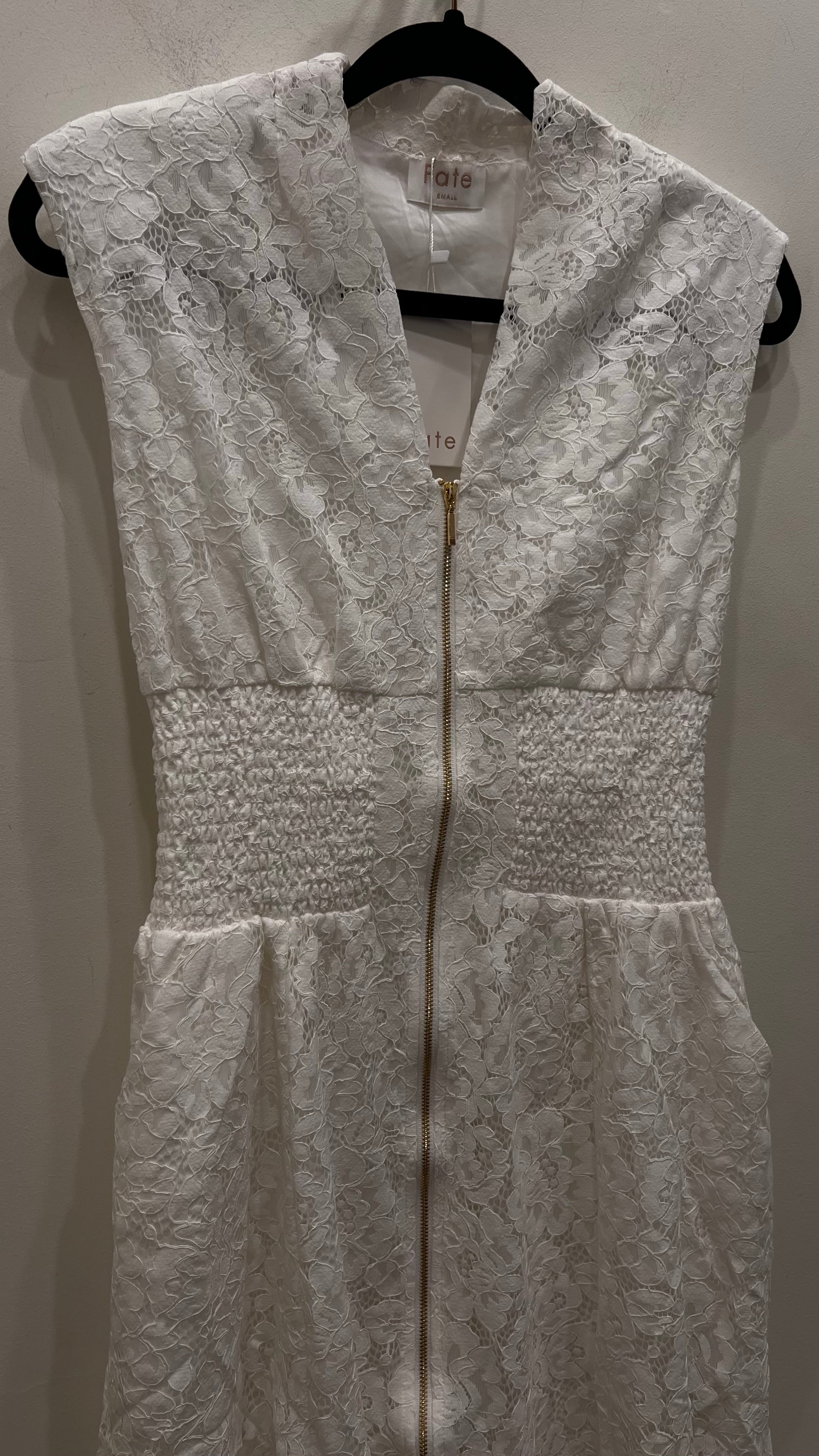 Front Zip Lace Dress