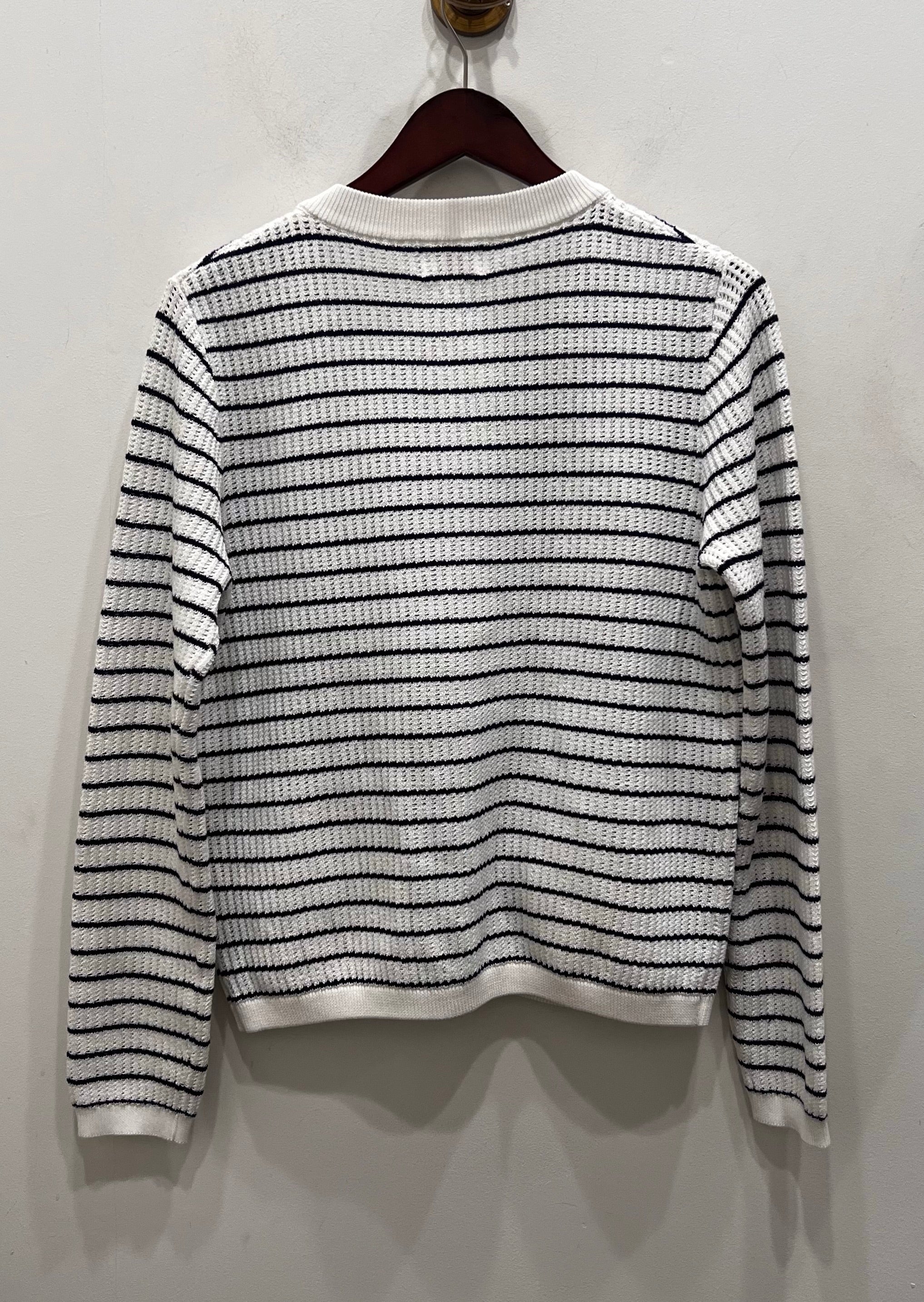 Striped Pattern Cardigan