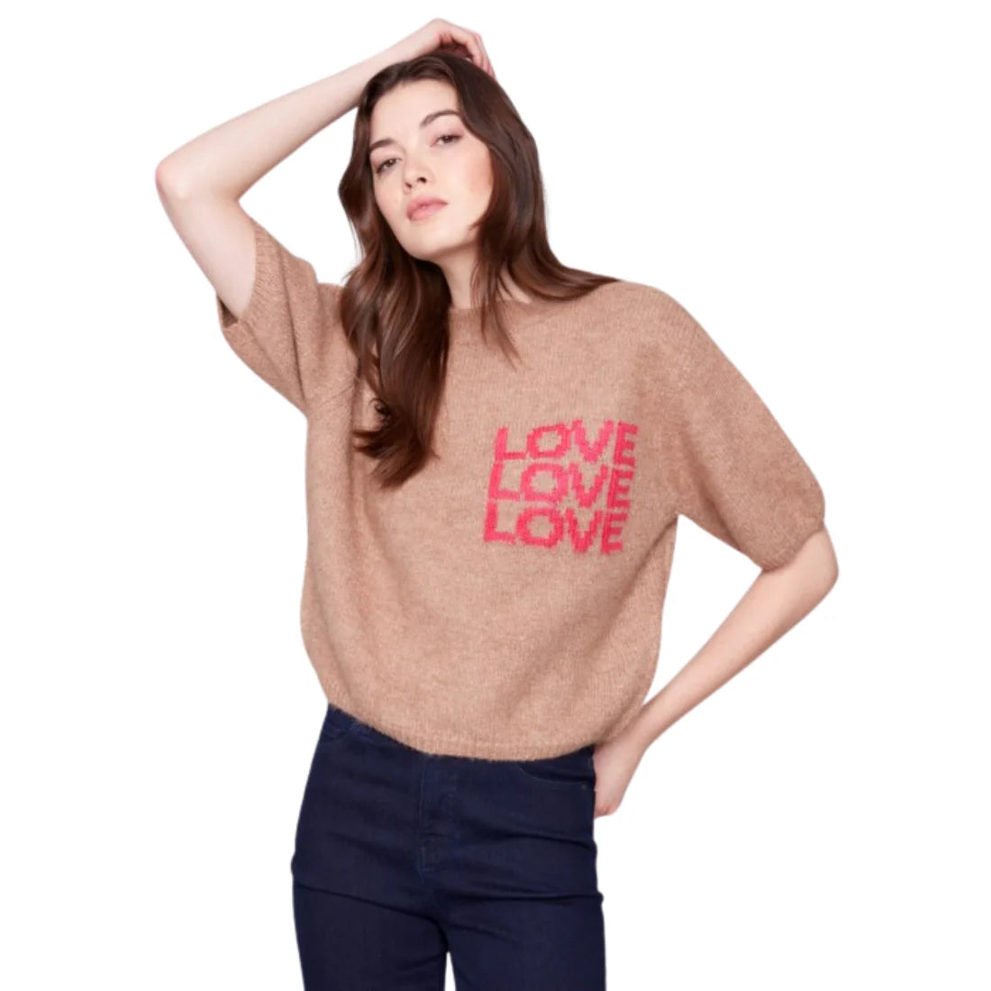 Balloon Hairy Knit Sweater