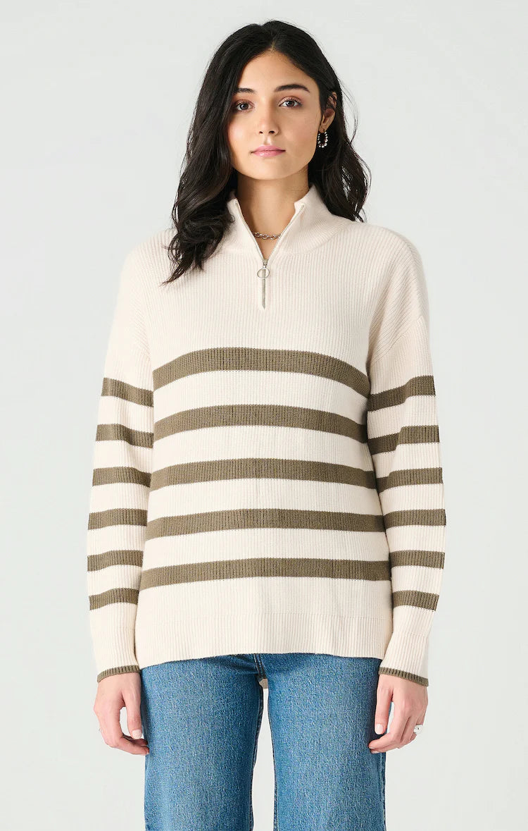 Cora LS Half Zip Sweater